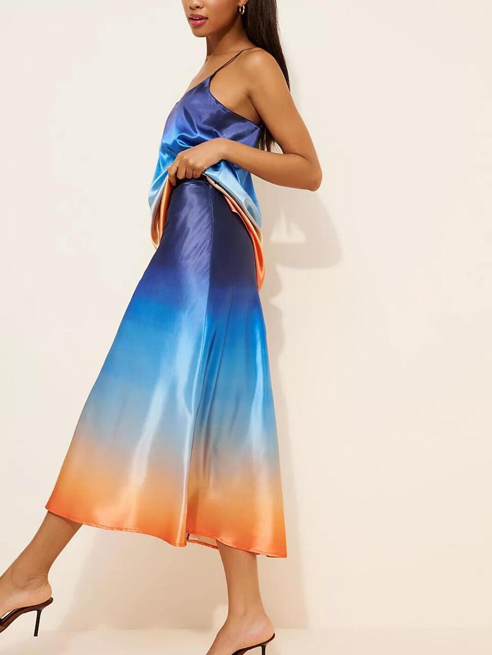 FP  House of Aama Nightscape Midi Skirt - Small